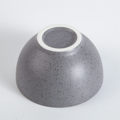 round grey ceramic bowl for restaurants
