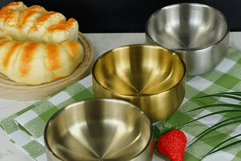 stainless steel salad bowl for kitchen