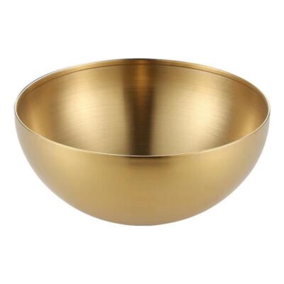 Single Layer Stainless Steel Salad Bowl