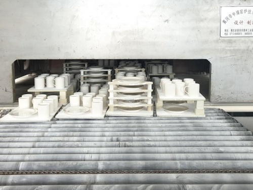 Ceramic Dinnerware Kiln Firing Conveyor Line